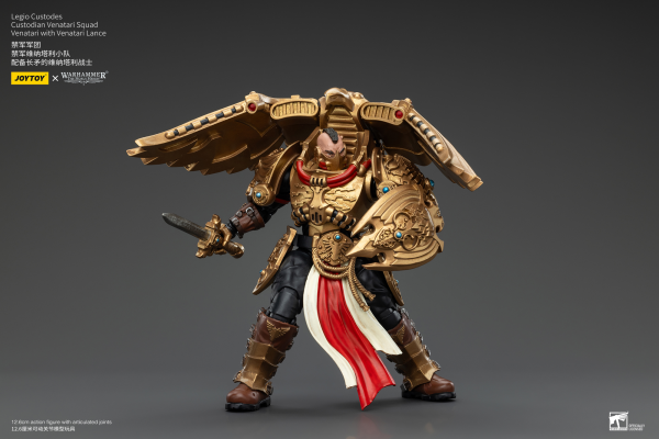 JOYTOY Legio Custodes Custodian Venatari Squad Venatari with Venatari Lance | 6927054400799