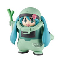 BANDAI GUNDAM 45th×HATSUNE MIKU FIGURE ZAKU COSTUME [HATSUNE MIKU Ver.], Banpresto Figure | 4983164296051