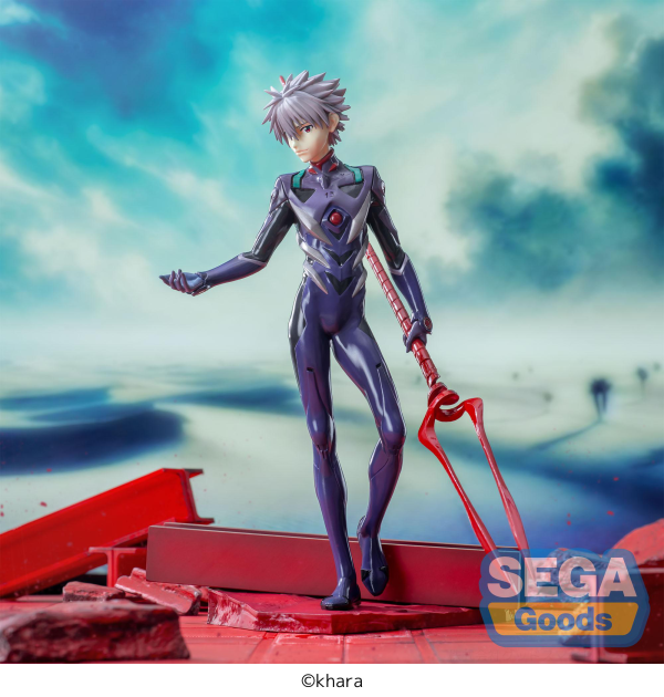 SEGA Luminasta EVANGELION: 3.0+1.0 Thrice Upon a Time Kaworu Nagisa x Spear of Longinus(4582733448176)(4582733448176)