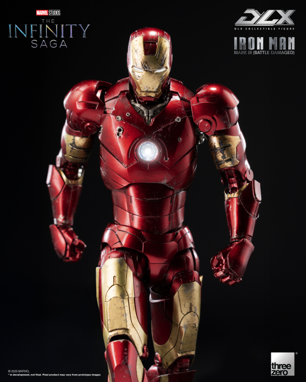 threezero Marvel Studios: The Infinity Saga DLX Iron Man Mark 3 (Battle Damaged)(4895250817555)(4895250817555)