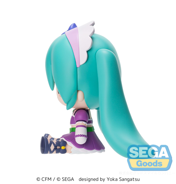SEGA fuwa petit Hatsune Miku x Love and Berry Dress Up and Dance! Chibi Figure Sparkly Purple(4582733440927)(4582733440927)