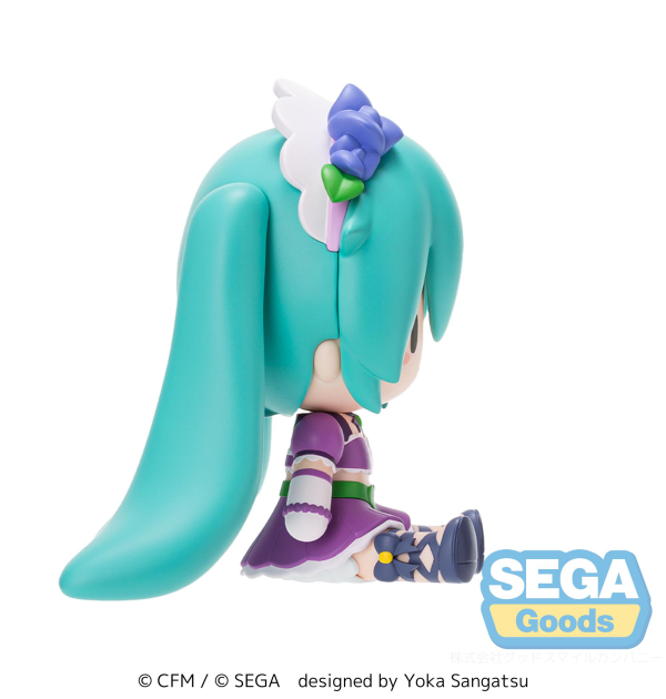 SEGA fuwa petit Hatsune Miku x Love and Berry Dress Up and Dance! Chibi Figure Sparkly Purple(4582733440927)(4582733440927)