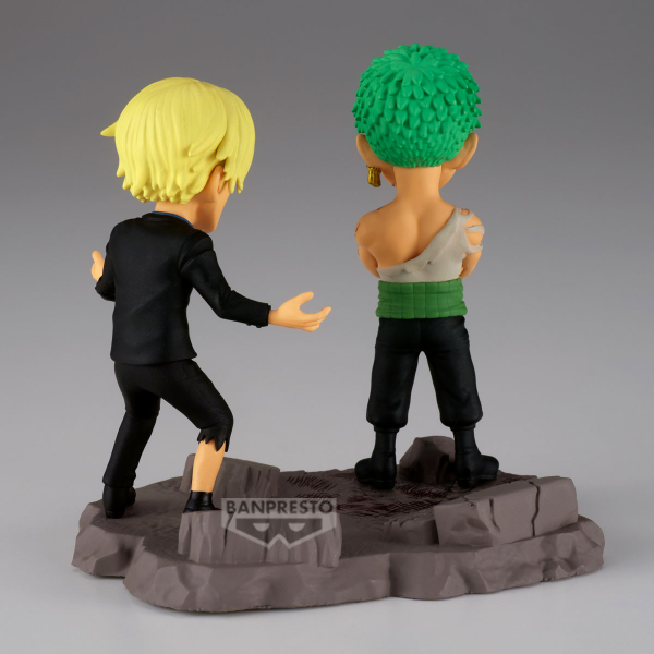 BANDAI Roronoa Zoro & Sanji "…NOTHING...AT ALL!!!!"  "One Piece", Banpresto World Collectable Figure Log Stories(4983164295238)(4983164295238)