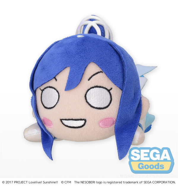 SEGA NESOBERI (Lay-Down) "Love Live Sunshine x Hatsune Miku" Plush "Kanan Matsuura" (S)