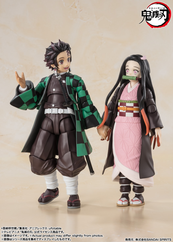 BANDAI Tamashii Nezuko Kamado "Demon Slayer: Kimetsu no Yaiba", TAMASHII NATIONS S.H.Figuarts(4573102664761)(4573102664761)