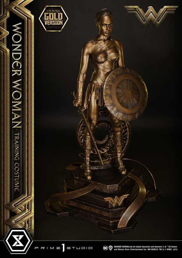 Prime 1 Studio Museum Masterline Wonder Woman (Film) Wonder Woman Training Costume Gold Version(4580708041179)(4580708041179)