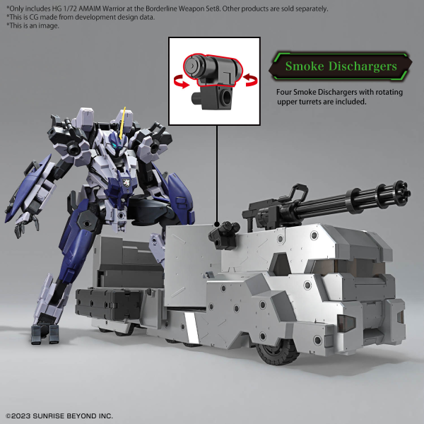 BANDAI Hobby HG 1/72 AMAIM Warrior at the Borderline Weapon Set8(4573102663870)(4573102663870)