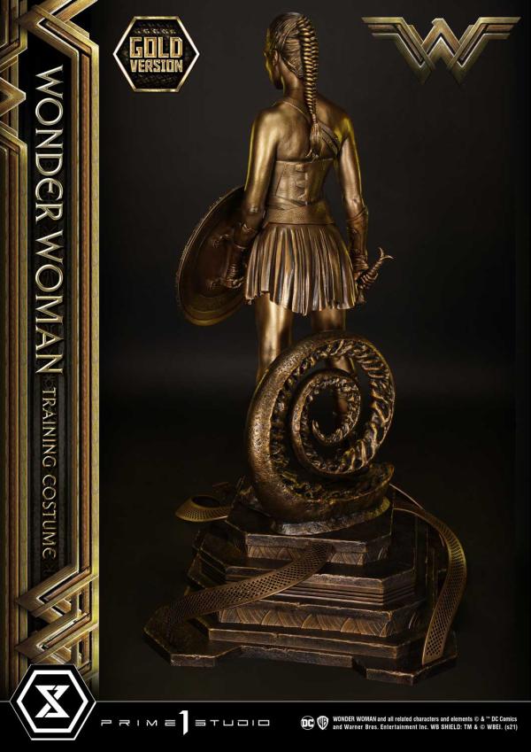 Prime 1 Studio Museum Masterline Wonder Woman (Film) Wonder Woman Training Costume Gold Version(4580708041179)(4580708041179)