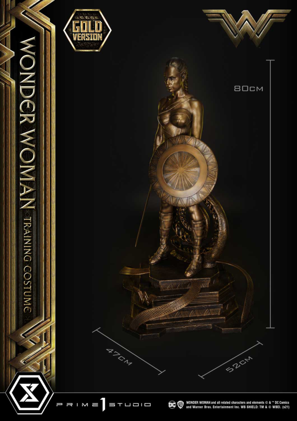 Prime 1 Studio Museum Masterline Wonder Woman (Film) Wonder Woman Training Costume Gold Version(4580708041179)(4580708041179)
