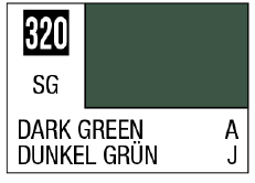 GSI Creos Mr. Color 320 - Dark Green (Semi-Gloss/Aircraft)(4973028717488) | 4973028717488