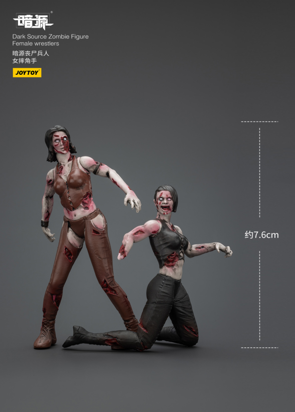 JOYTOY Dark Source Zombie Figure Female wrestlers(6927054401581)
