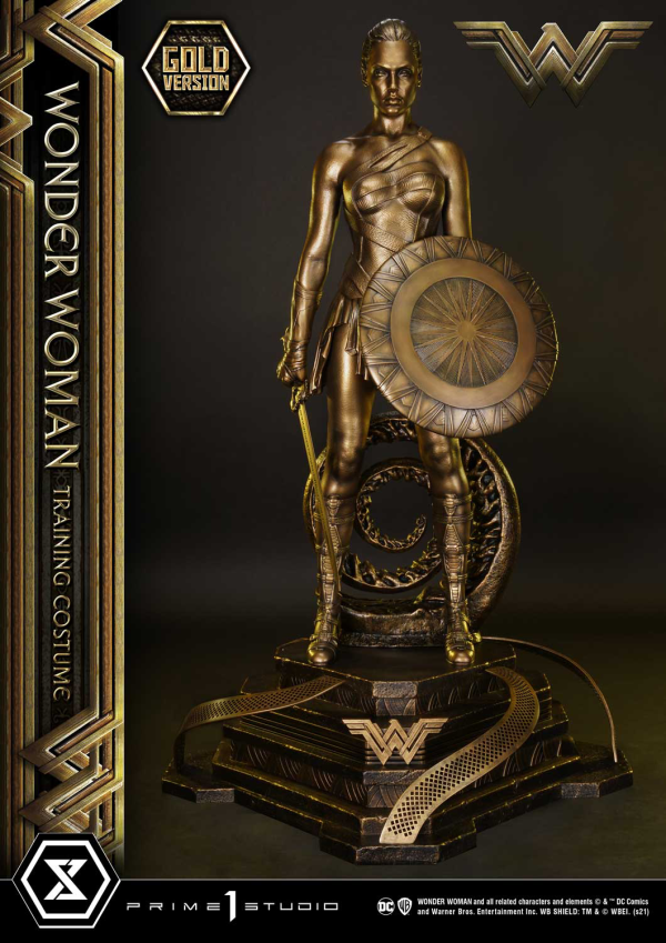 Prime 1 Studio Museum Masterline Wonder Woman (Film) Wonder Woman Training Costume Gold Version(4580708041179)(4580708041179)
