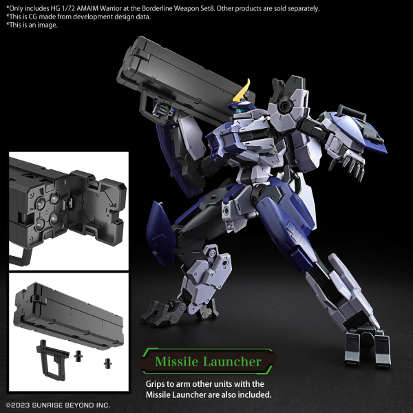 BANDAI Hobby HG 1/72 AMAIM Warrior at the Borderline Weapon Set8(4573102663870)(4573102663870)