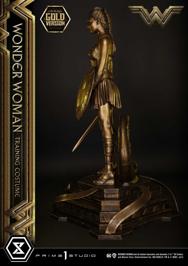 Prime 1 Studio Museum Masterline Wonder Woman (Film) Wonder Woman Training Costume Gold Version(4580708041179)(4580708041179)