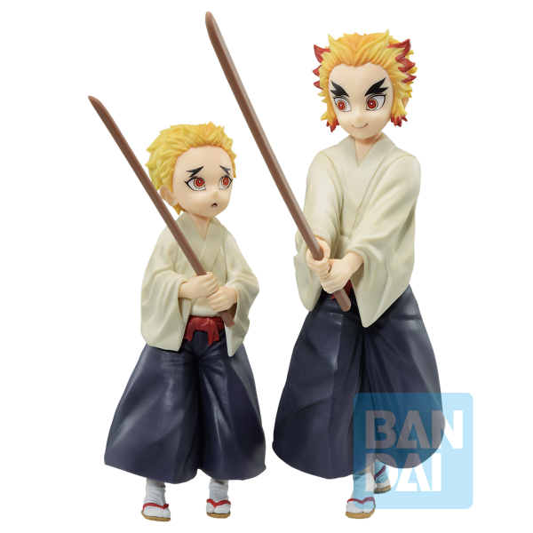 BANDAI SPIRITS Kyojuro Rengoku & Senjuro Rengoku (Immortal ties) "Demon Slayer", Bandai Spirits Ichibansho Figure(4573102658166)(4573102658166)