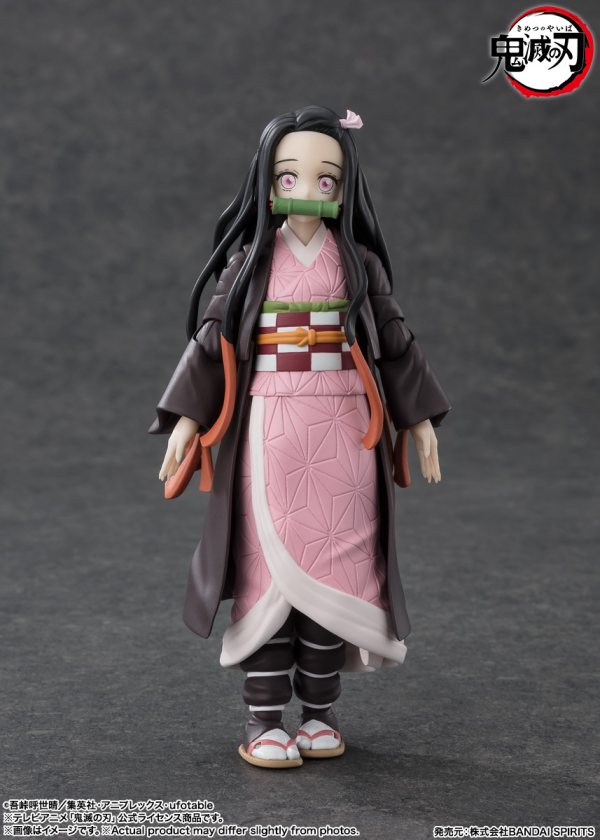 BANDAI Tamashii Nezuko Kamado "Demon Slayer: Kimetsu no Yaiba", TAMASHII NATIONS S.H.Figuarts(4573102664761)(4573102664761)