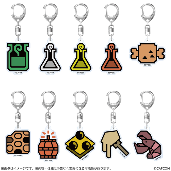 CAPCOM Monster Hunter Wilds Item icon Acrylic Keychain | 4976219135498