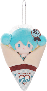 Character Vocal Series 01: Hatsune Miku Crêpe Mascot Keychain A | 4580416929677