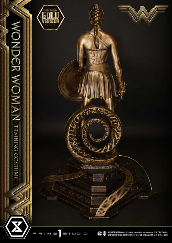 Prime 1 Studio Museum Masterline Wonder Woman (Film) Wonder Woman Training Costume Gold Version(4580708041179)(4580708041179)