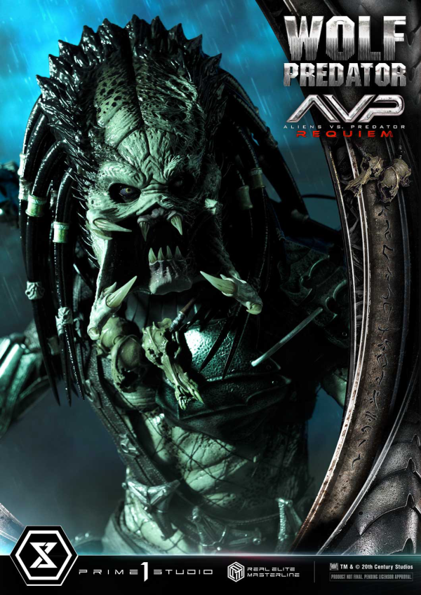 Prime 1 Studio Real Elite Masterline Aliens vs. Predator: Requiem Wolf Predator DX Bonus Version | 4582647121646