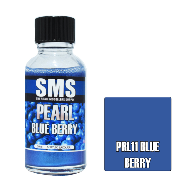 The Scale Modellers Supply (SMS) Pearl BLUE BERRY 30ml | 787099993849