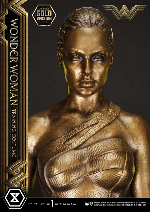 Prime 1 Studio Museum Masterline Wonder Woman (Film) Wonder Woman Training Costume Gold Version(4580708041179)(4580708041179)