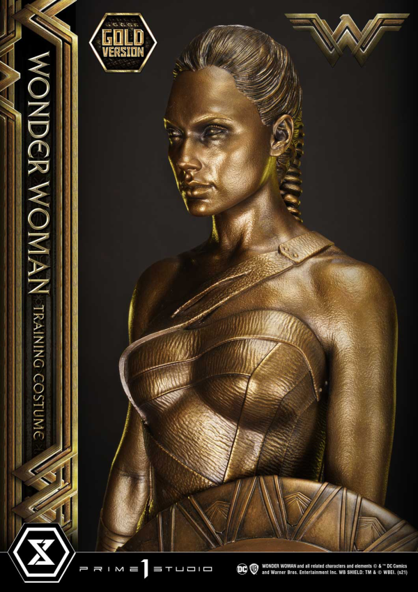 Prime 1 Studio Museum Masterline Wonder Woman (Film) Wonder Woman Training Costume Gold Version(4580708041179)(4580708041179)