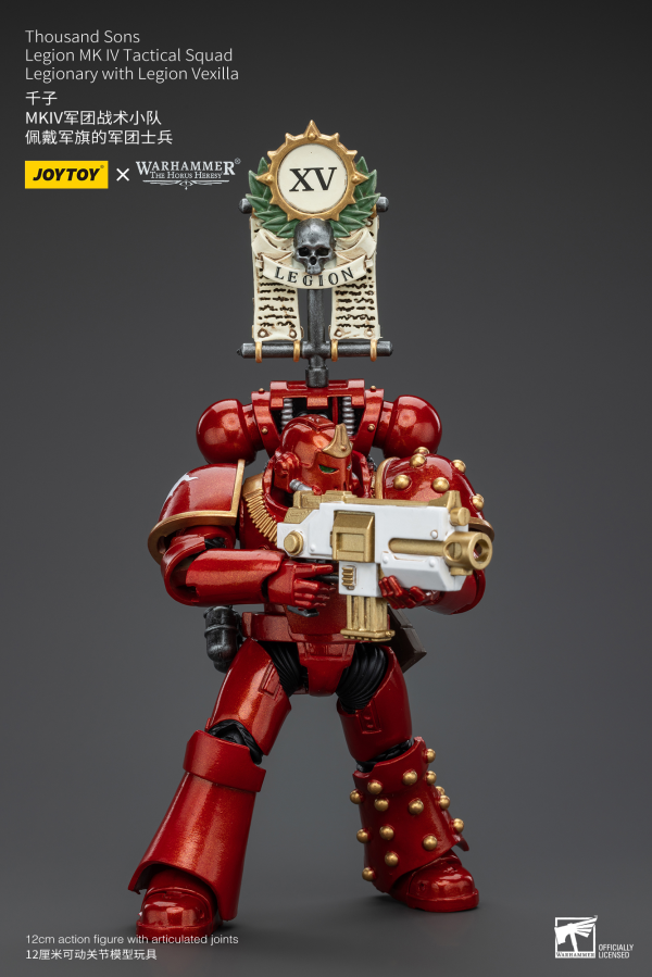 Joy Toy Thousand Sons Legion MK IV Tactical Squad Legionary with Legion Vexilla