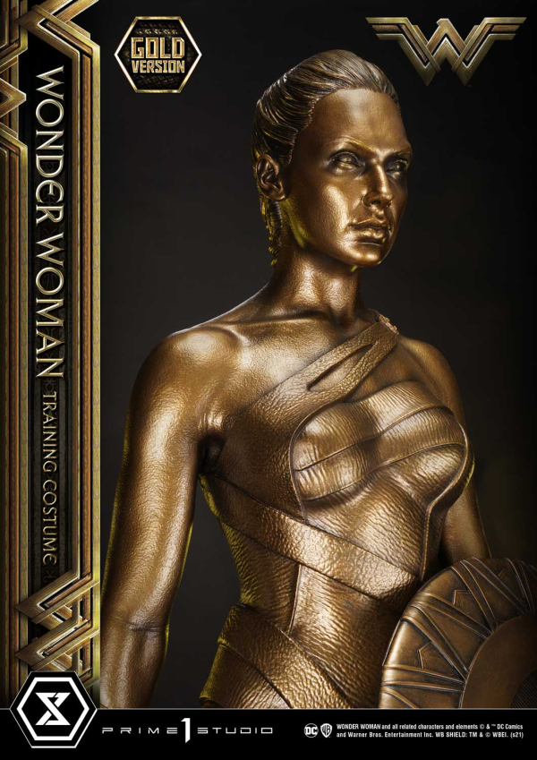 Prime 1 Studio Museum Masterline Wonder Woman (Film) Wonder Woman Training Costume Gold Version(4580708041179)(4580708041179)