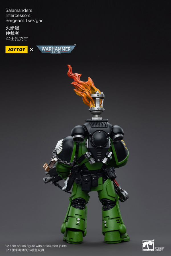 JOYTOY Salamanders Intercessors Sergeant Tsek'gan(6973130375239)(6973130375239)