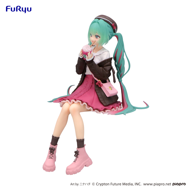 Hatsune Miku　Noodle Stopper Figure -Autumn Date Pink Color ver.-