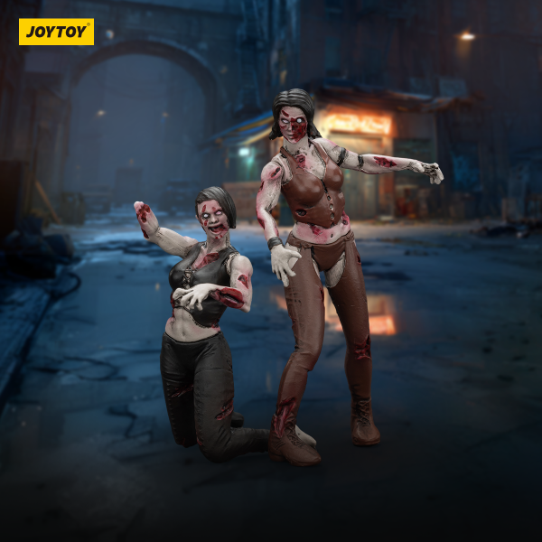 JOYTOY Dark Source Zombie Figure Female wrestlers(6927054401581)