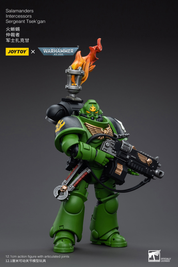 JOYTOY Salamanders Intercessors Sergeant Tsek'gan(6973130375239)(6973130375239)