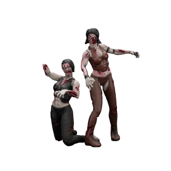 JOYTOY Dark Source Zombie Figure Female wrestlers(6927054401581)