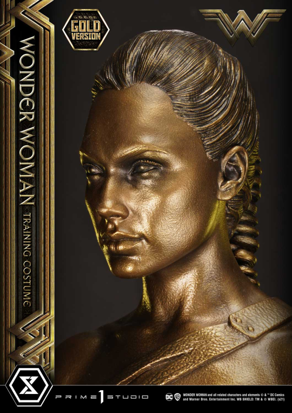 Prime 1 Studio Museum Masterline Wonder Woman (Film) Wonder Woman Training Costume Gold Version(4580708041179)(4580708041179)