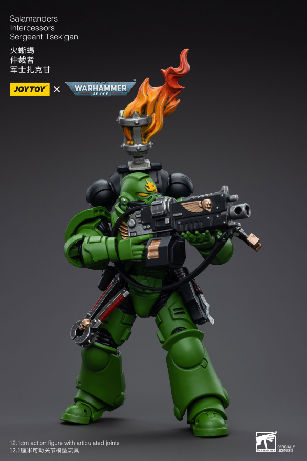 JOYTOY Salamanders Intercessors Sergeant Tsek'gan(6973130375239)(6973130375239)