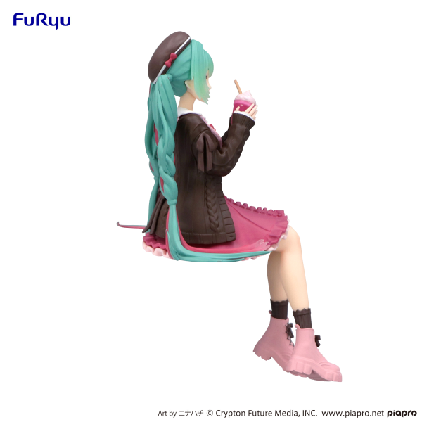 Hatsune Miku　Noodle Stopper Figure -Autumn Date Pink Color ver.-
