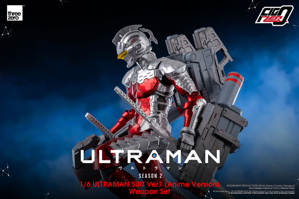 Three Zero FigZero 1/6 ULTRAMAN SUIT Ver7 (Anime Version) Weapon Set | 4897056209787