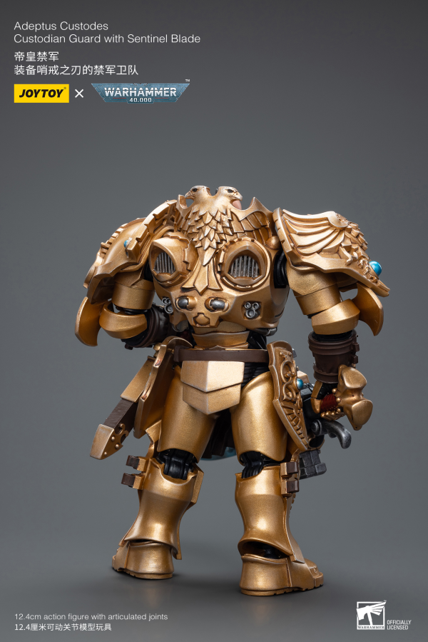 Joy Toy Adeptus Custodes Custodian Guard with Sentinel Blade(6973130377837)(6973130377837)