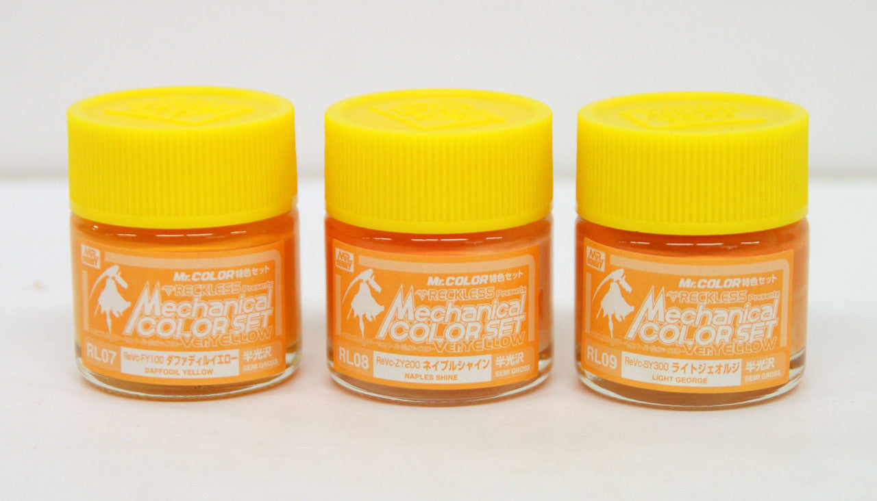 Mr Hobby Mr Color - Mechanical Colorset Ver. Yellow | 4973028111576