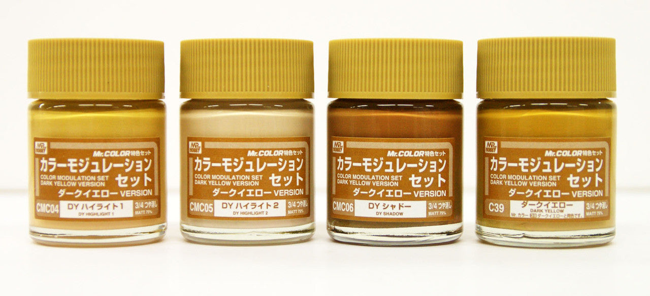 Mr Hobby Mr Color - Color Modulation Set Dark Yellow | 4973028111293