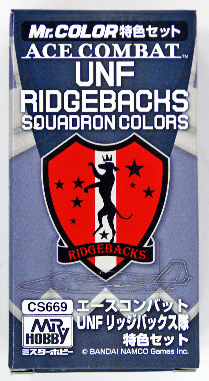 Mr Hobby Mr Color - ACE COMBAT UNF RIDGEBACKS SQUADRON COLORS | 4973028111132