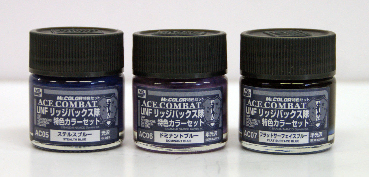 Mr Hobby Mr Color - ACE COMBAT UNF RIDGEBACKS SQUADRON COLORS | 4973028111132