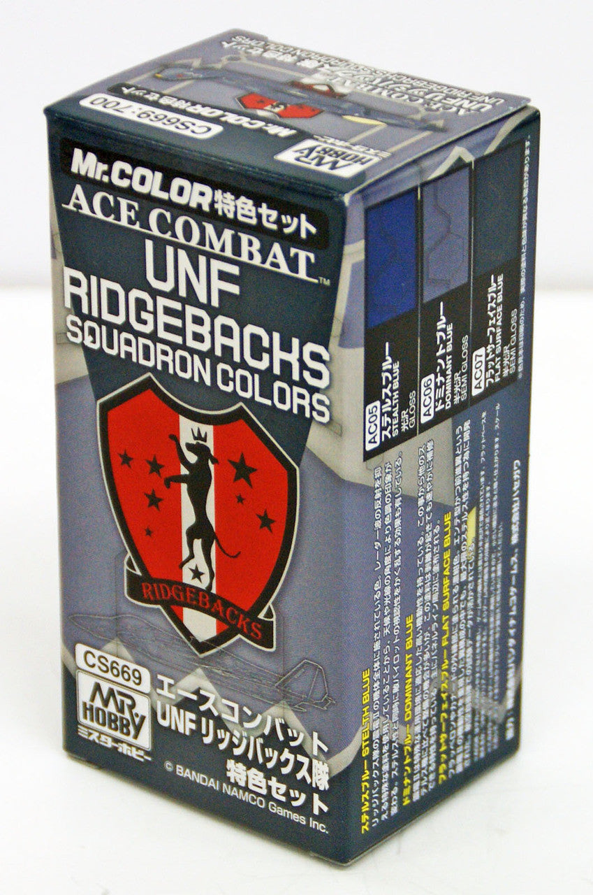 Mr Hobby Mr Color - ACE COMBAT UNF RIDGEBACKS SQUADRON COLORS | 4973028111132