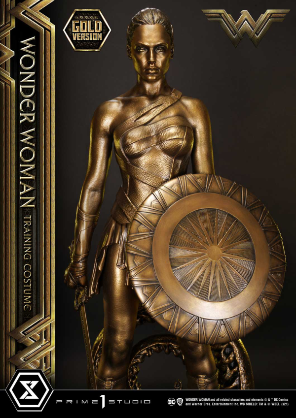 Prime 1 Studio Museum Masterline Wonder Woman (Film) Wonder Woman Training Costume Gold Version(4580708041179)(4580708041179)