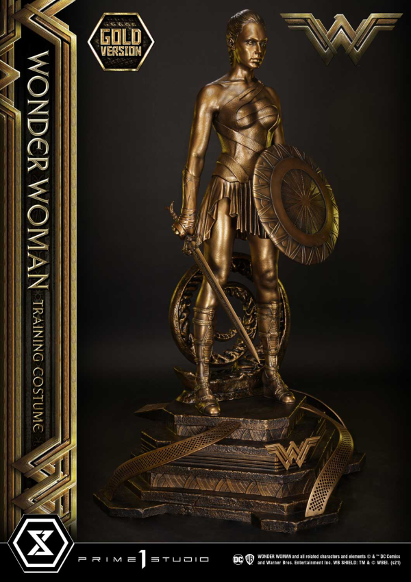 Prime 1 Studio Museum Masterline Wonder Woman (Film) Wonder Woman Training Costume Gold Version(4580708041179)(4580708041179)