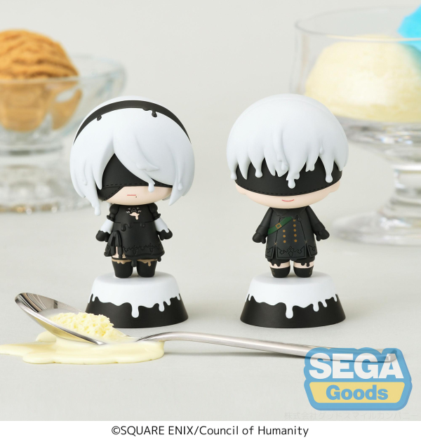 SEGA Tiny Melties TV Anime "NieR:Automata Ver1.1a" Mini Figure Vol.1 (EX) [Pack of 2: 2B(1pc) 9S(1pc)] | 4580779548300