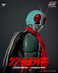 threezero SHIN MASKED RIDER - FigZero 1/6 Masked Rider No.2+1 (SHIN MASKED RIDER) | 4895250812376