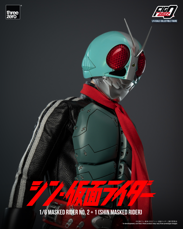 threezero SHIN MASKED RIDER - FigZero 1/6 Masked Rider No.2+1 (SHIN MASKED RIDER) | 4895250812376