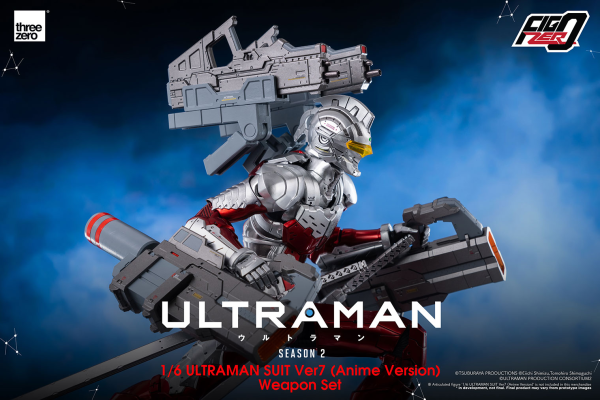Three Zero FigZero 1/6 ULTRAMAN SUIT Ver7 (Anime Version) Weapon Set | 4897056209787